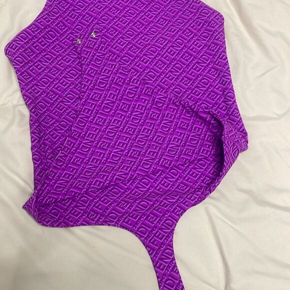 Skims x Fendi High Neck Bodysuit/Colorado Sz Small - Picture 4 of 5